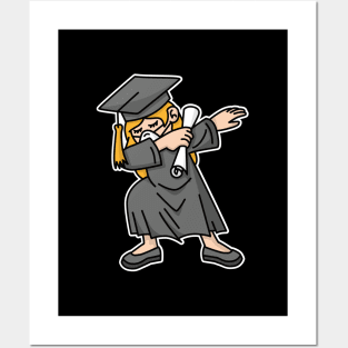 2020 DAB DABBING graduation quarantine girl senior Posters and Art